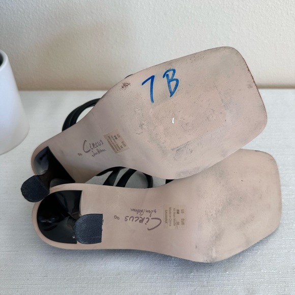 Circus By Sam Edelman Savanna Black Multi-Strap Heeled Sandals Women’s 8 - Picture 10 of 10